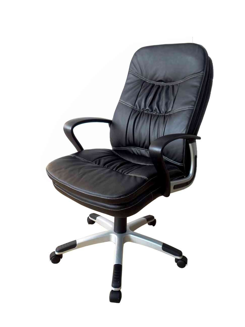 Office, Executive, Leader Chair With Bounded Leather And Adjustable Height- 10614