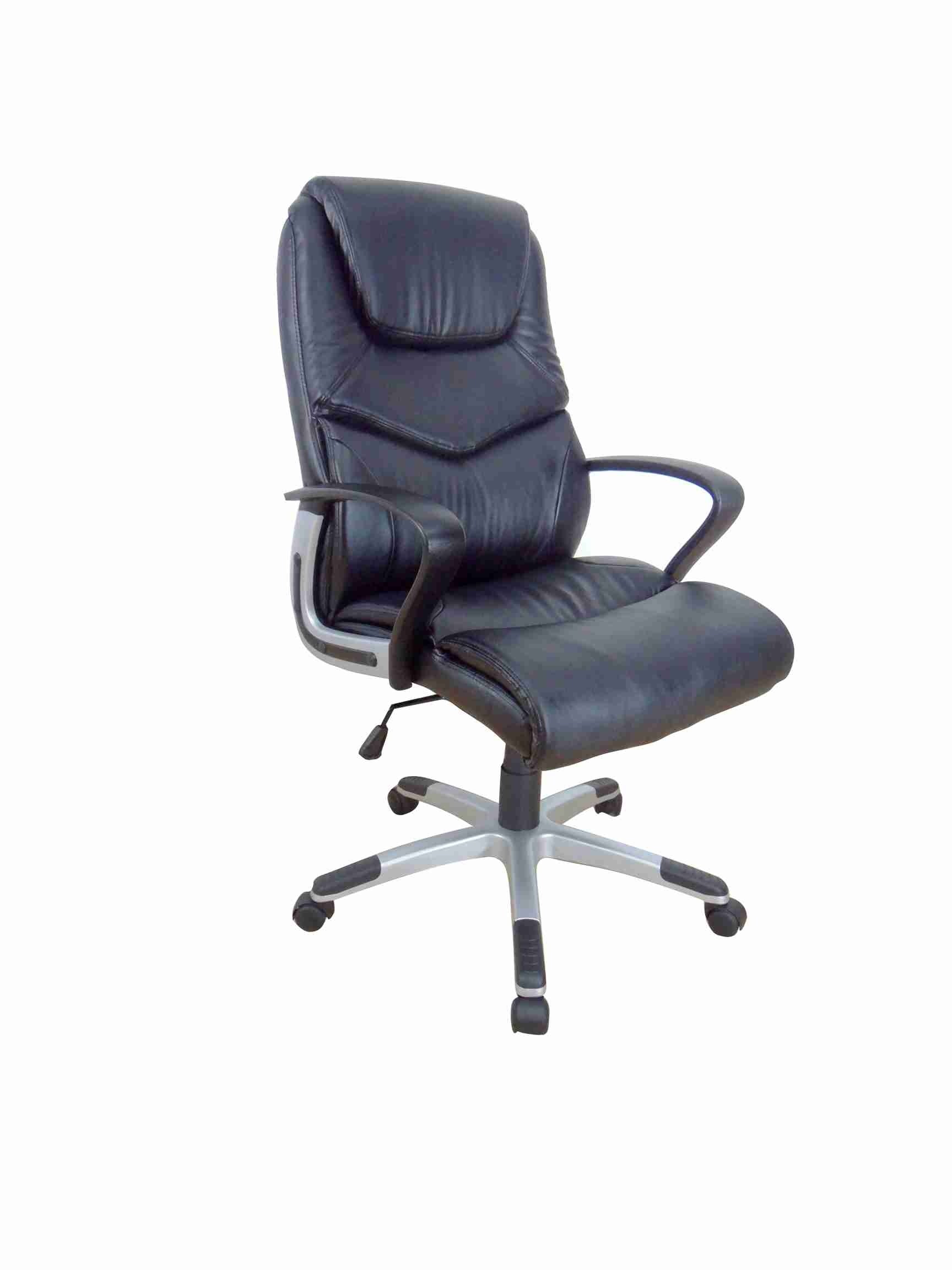 Office, Executive, Leader Chair With Bounded Leather And Adjustable Height-10744