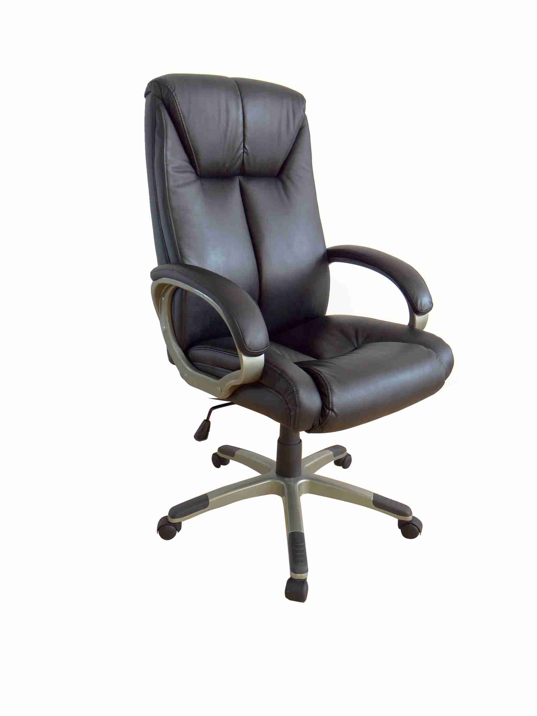 Office, Executive, Leader Chair With Bounded Leather And Adjustable Height-10765