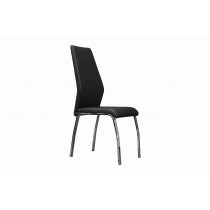 Side Chair PU Leather in Black (Set of 2) - UH-983-BLK