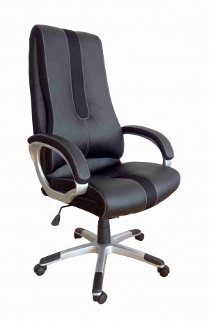 Office, Executive, Leader Chair With Bounded Leather And Adjustable Height-10787