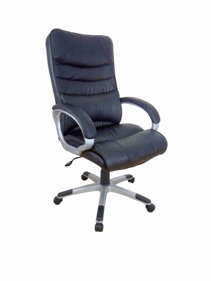 Office, Executive, Leader Chair With Bounded Leather And Adjustable Height-10709